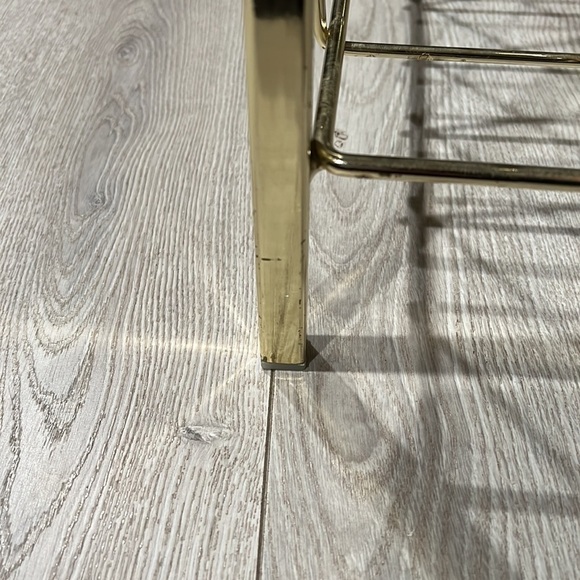 Mid Century Modern Brass Magazine Rack - Picture 7 of 8